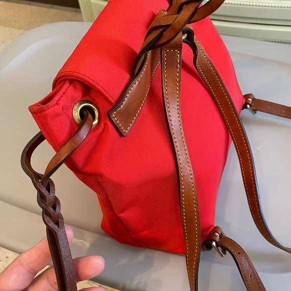 Dooney & Bourke Red Backpack with Brown Accents main image 14